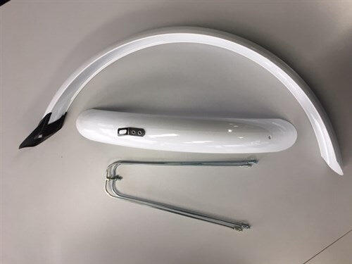 Eurofender Błotniki PVC 20 cali 58 mm Biały