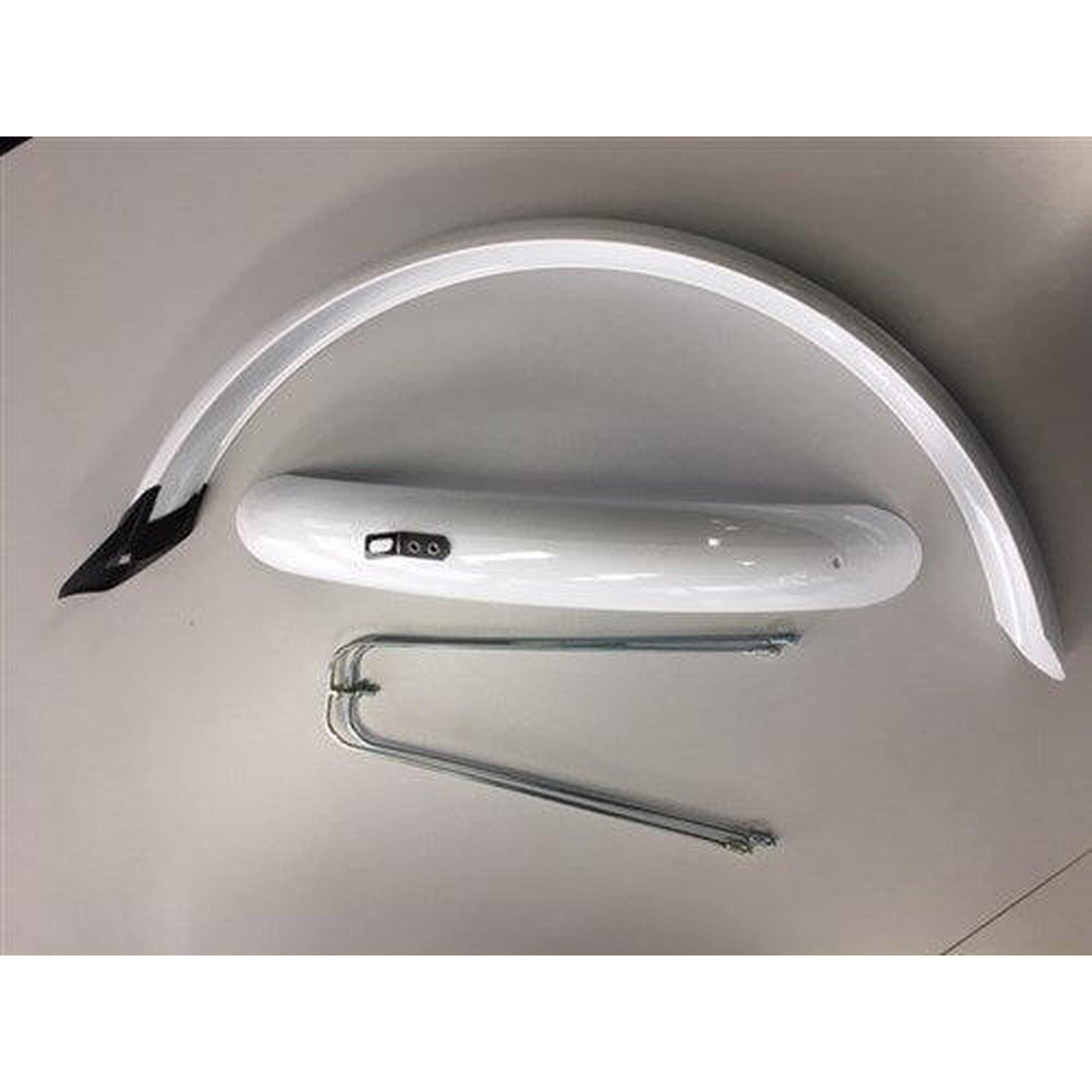 Eurofender - Eurofender Set Matboards 20 Pouces 58 Mm Pvc Blanc - Garde-boue - Blanc - Decathlon