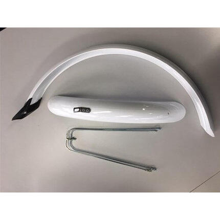 Eurofender Błotniki PVC 20 cali 58 mm Biały