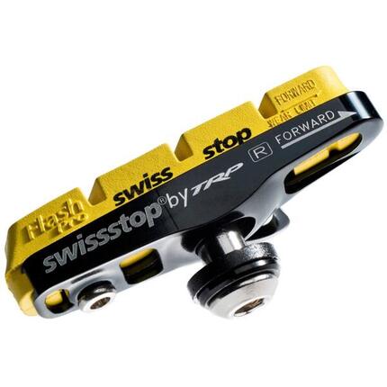 Swissstop - jeu de plaquettes de frein full flash pro yellow king - cale sram