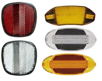 Herrmans 10-teiliges Reflektorset für Radfahrer