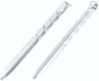 Easy camp stalen ribbel haringen 18cm