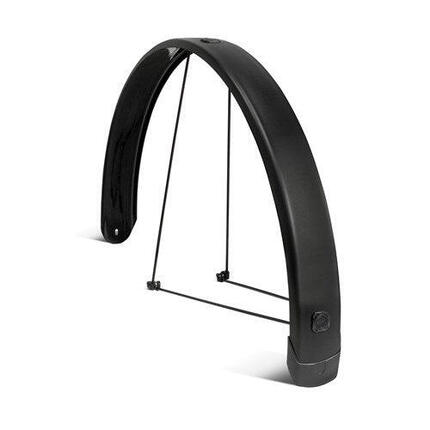 Eurofender Achterspatbord Tempo Vierkant 26 Inch Mat Zwart