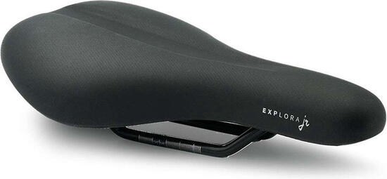 Selle Royal Explora Junior sella per bambini 22–24 pollici nera.