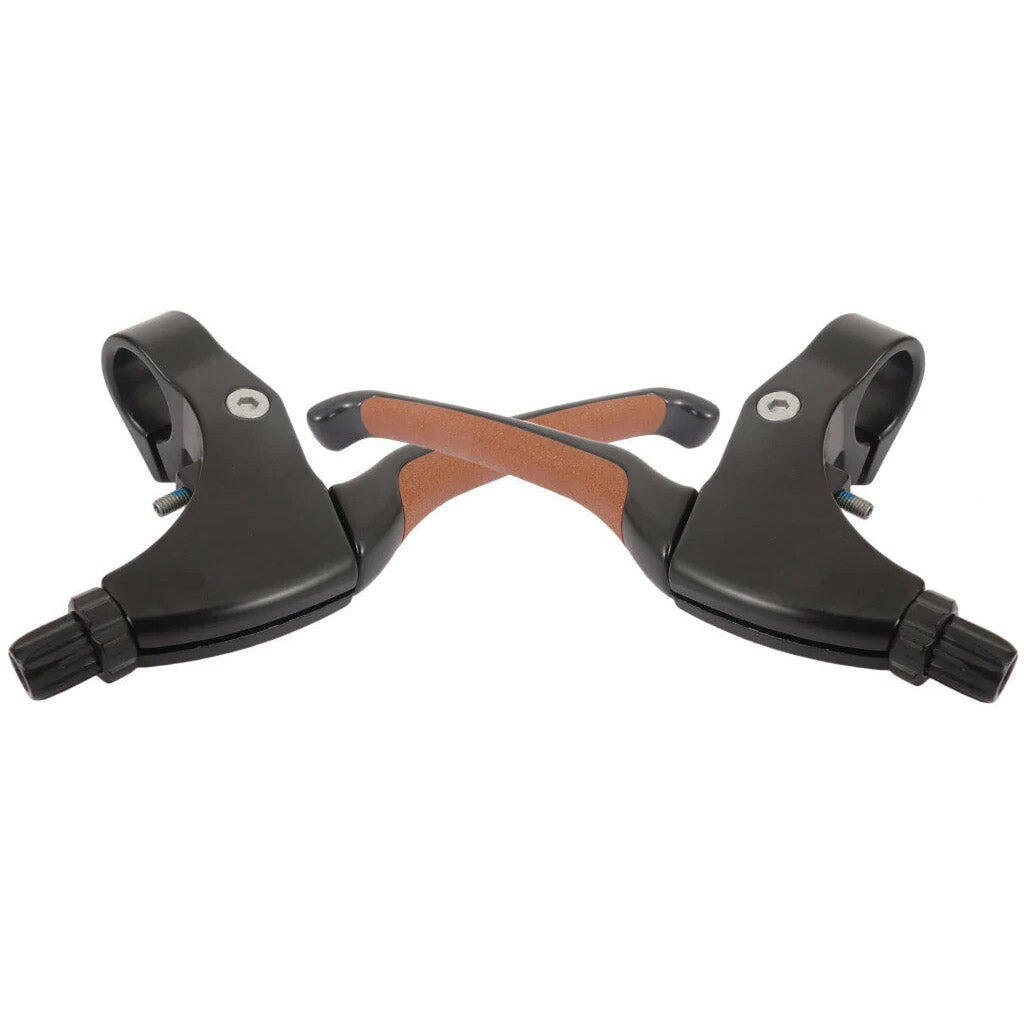 Saccon - Saccon Vwp Frein Handle Set Noir Avec Rubber Brown Tpr - Frein - Noir - Decathlon