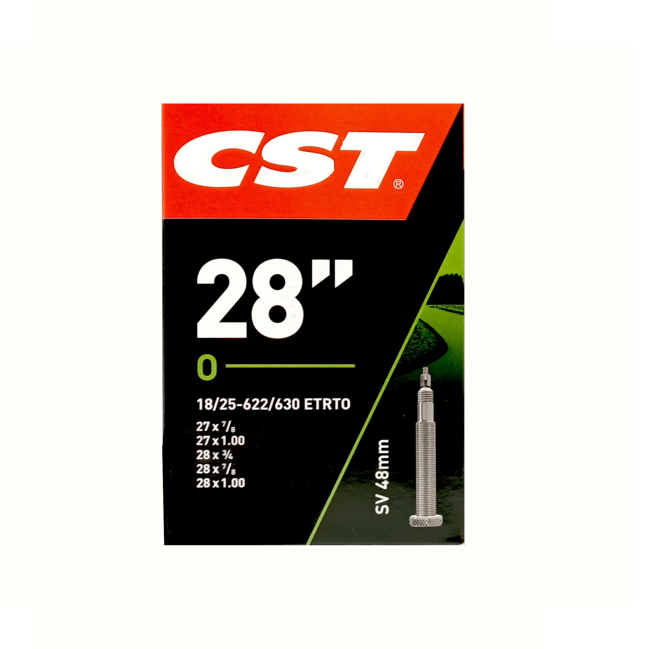 CST SV15 dętka 28 inch (18-25/622) zawór Presta 48 mm