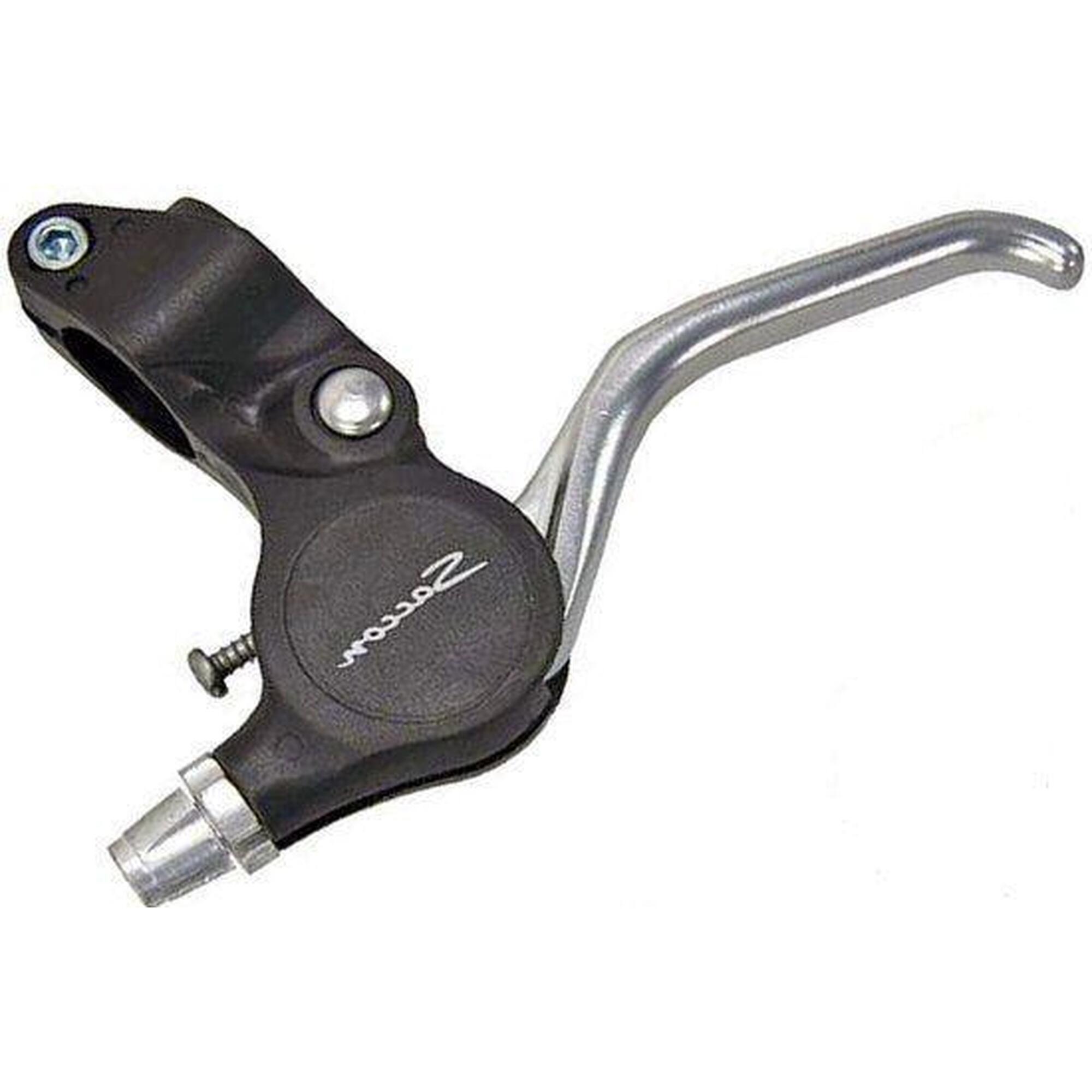 Zestaw klamek hamulcowych Saccon V-brake/cantilever 4-palce srebrny