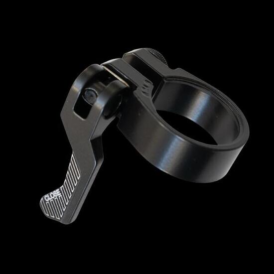 Ursus Sattelklemme Ø349 mm mit Schnellverzichter schwarz