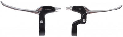 Set leve freno VWP Saccon per Shimano Nexus 7v alluminio nero/argento.