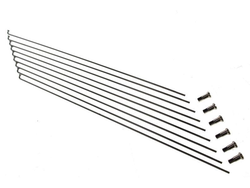 Sapim 14-250 rayos acero inoxidable con niples, pack 100 1/1