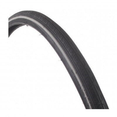 ALTALINE Bicycle Tire 27 X 1-1/4 TOURING TlRES Black/Gum Wall Slick (2