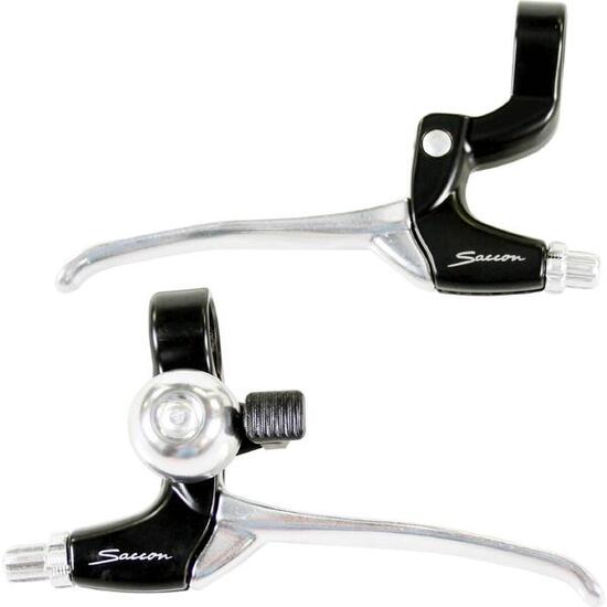 Set leve freno VWP Saccon per Shimano Nexus 7 nero/argento.