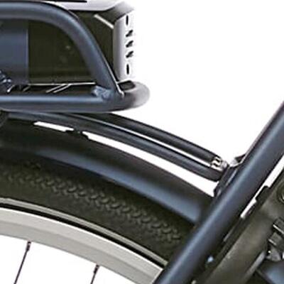 Staffa portapacchi posteriore Cortina 230 mm finitura polish blue matt.