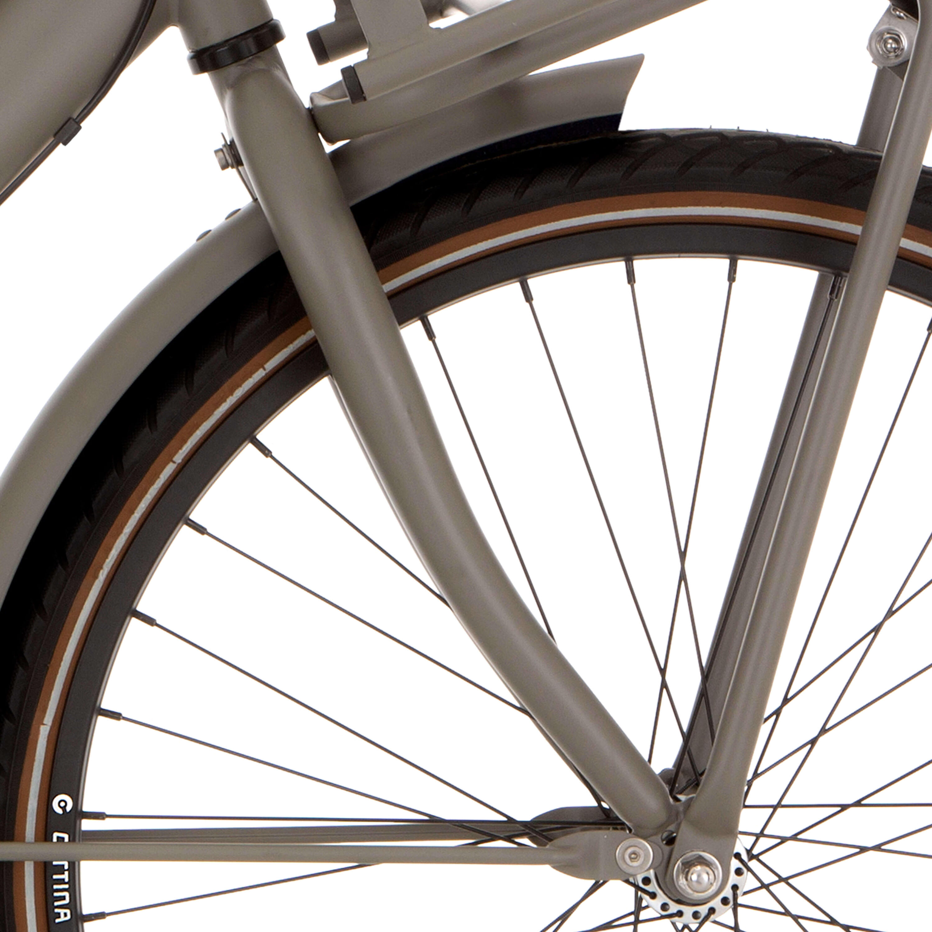 CORTINA Forcella Cortina U4 Mini 24'' QUARZ GREY MATT con attacco rollerbrake.