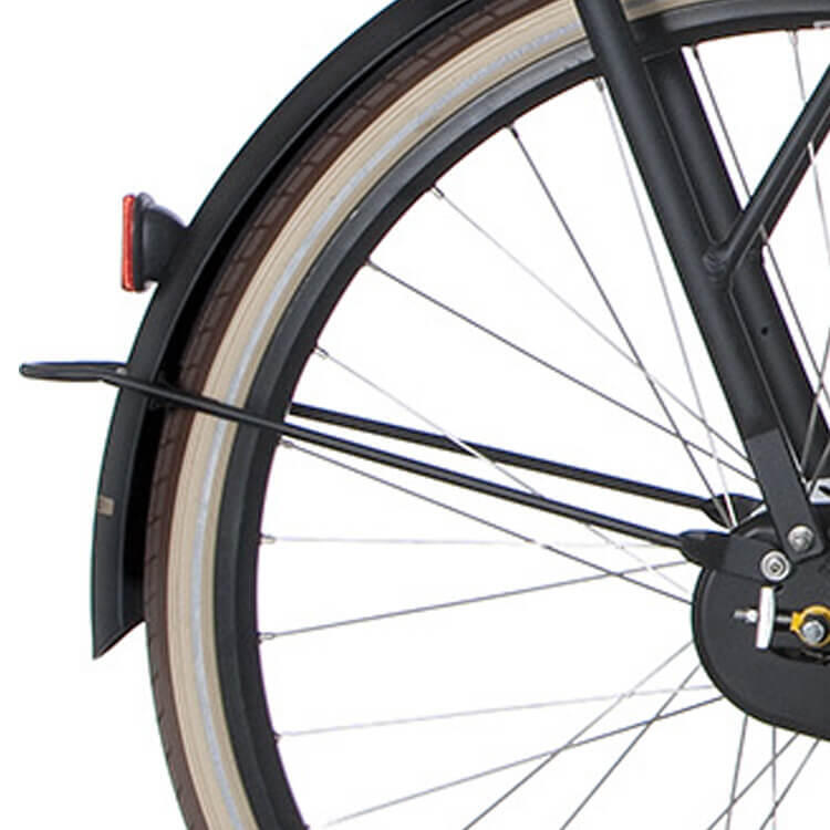 Cortina Ecomo U4 Transport mocowania błotnika tylnego 28 cali Jet Black Matt