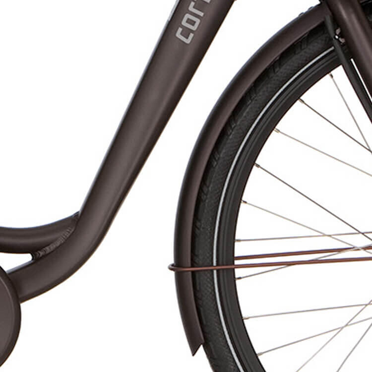 Cortina - Cortina Fender Pour 28 E-yoya Matt Demitasse - Garde-boue - Marron - 280 Mm - Decathlon