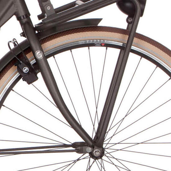 Forcella Cortina Ecomo U4 Transport 28" Nero Oro Opaco V-Brake.