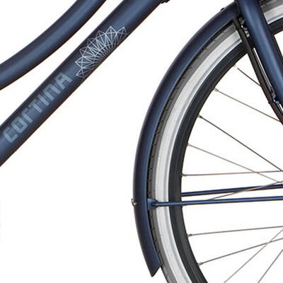 Cortina voorspatbord 28inch e-roots transport matt polish blue 2.