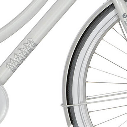 Cortina U5 garde-boue avant 28inch ICE BALL WHITE/LIGHT GREY 720x60 mm.
