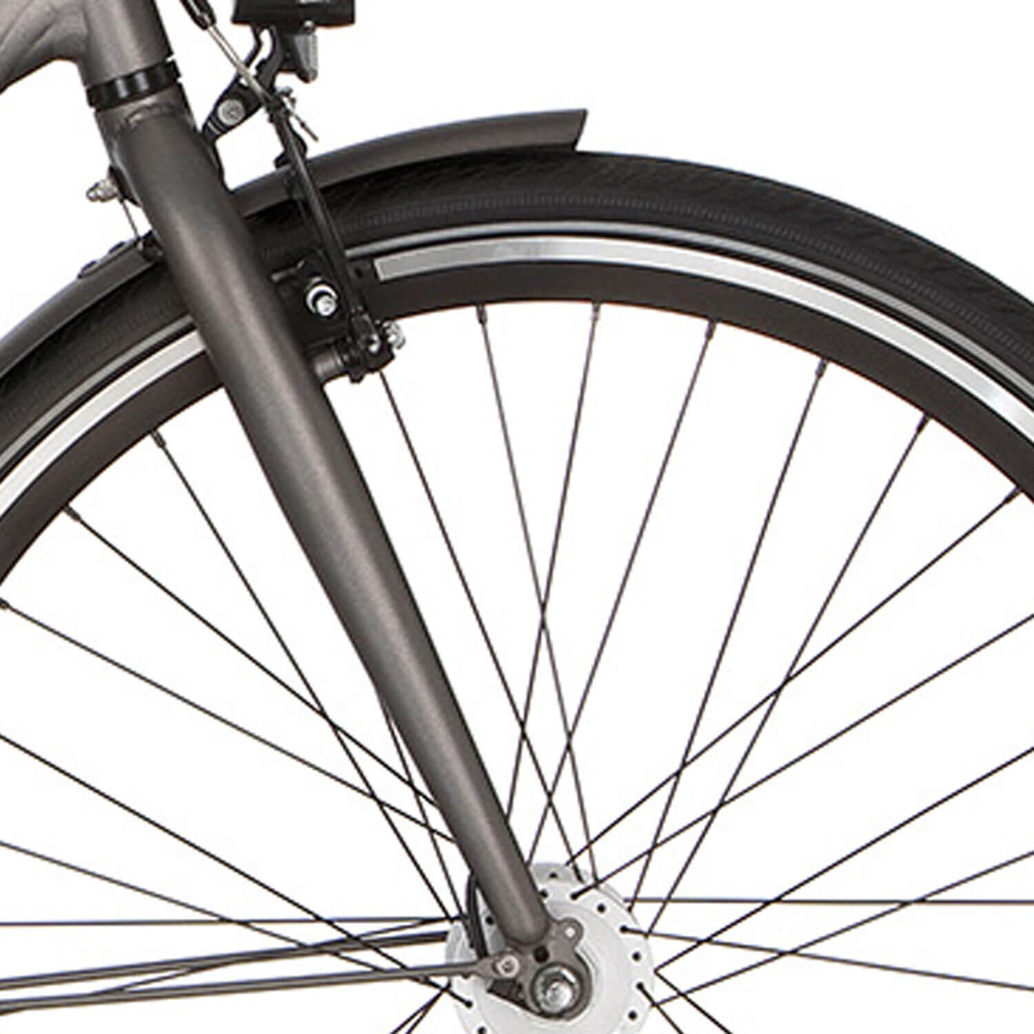 Cortina - Cortina Fork Mozzo Matt Stone - Fourche De Vélo - Gris - Taille Unique - Decathlon