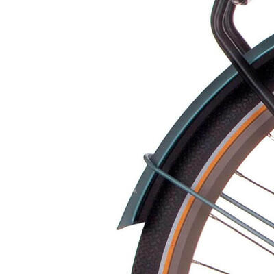 Cortina achterspatbord common 28 opal green matt 1110x52mm.