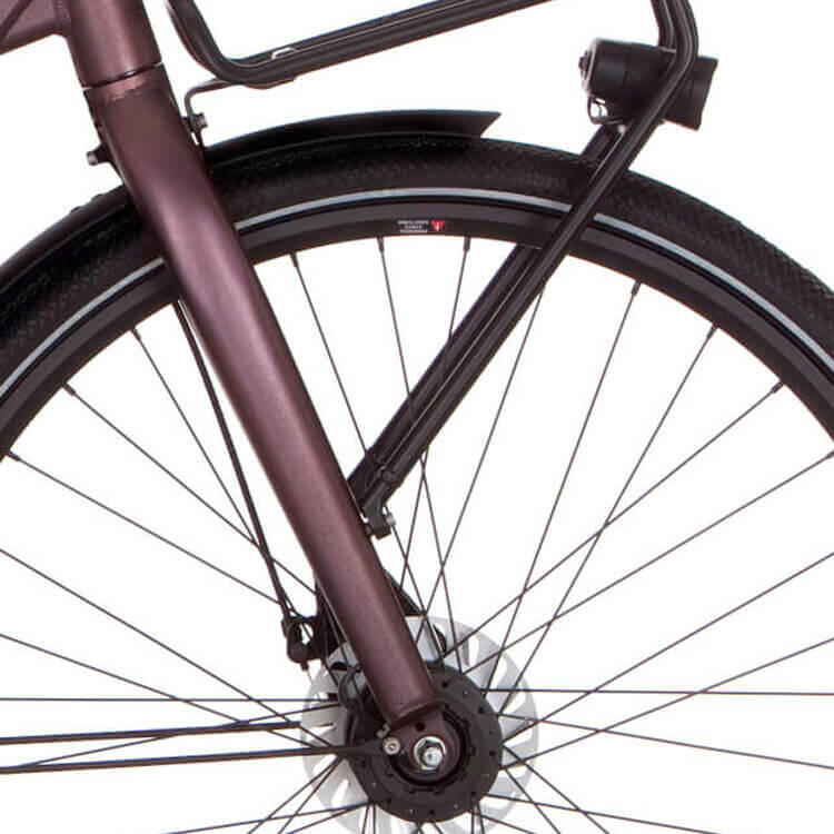 CORTINA Forcella anteriore Cortina Straight 1-1/8 x250 Matt Nero/Rosso per Common.