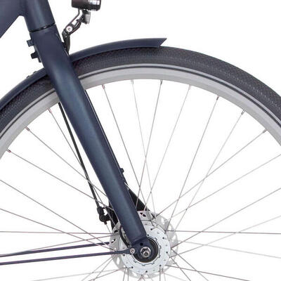 Cortina voorvork common black blue matt