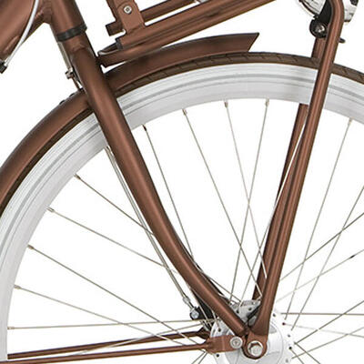 Cortina voorvork u4 transport sparkle brown matt.