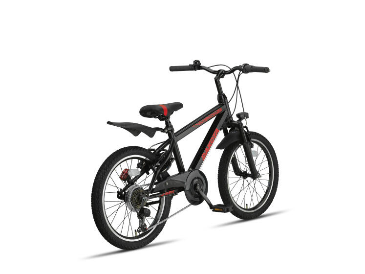 Altec Dakota MTB 20 inch jongens 7 versnellingen V-brakes zwart/rood. 3/3