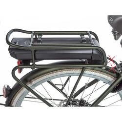 Porte-bagages arrière Cortina e-u4 bosch hunter vert mat