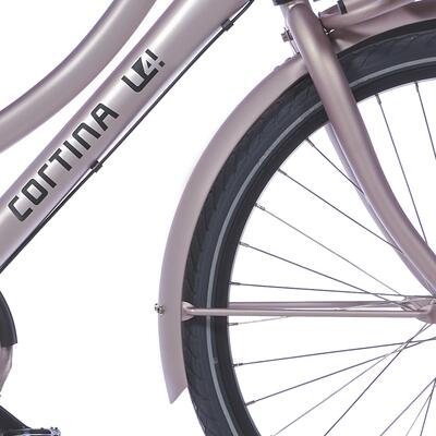 Cortina spatbord voor 24 u4 brilliant silver matt