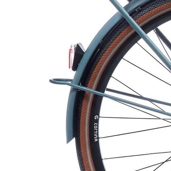 Parafango posteriore Cortina 28 pollici per Bosch E‑U4 grigio mouse opaco.