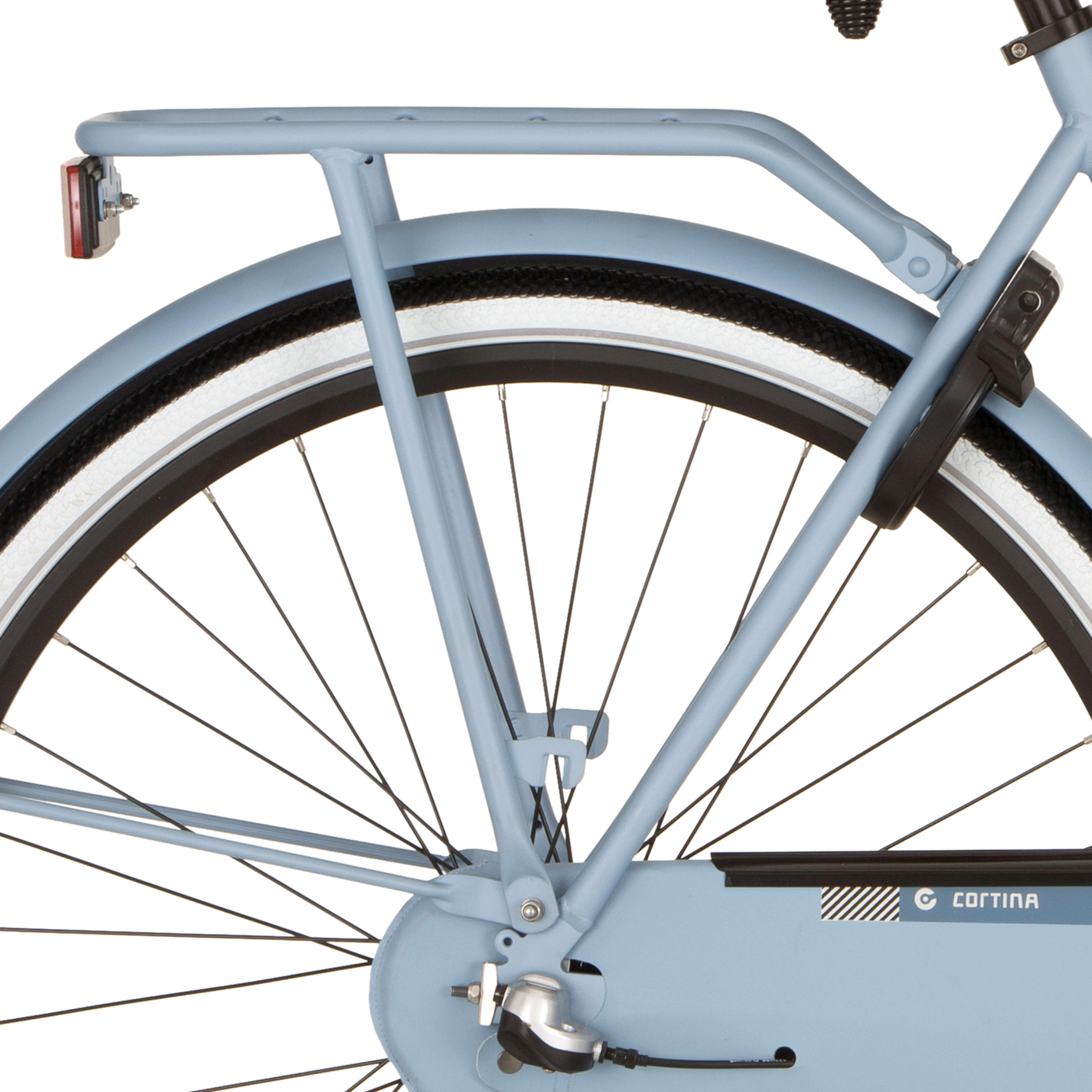 Cortina - Cortina Achterdrager U4 50 Blue Sky Metallic Matt - Drapeau De Sécurité Vélo - Bleu - Decathlon