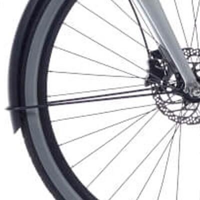 Cortina Asta supporto parafango 28 pollici Jet Black Matt L355mm.