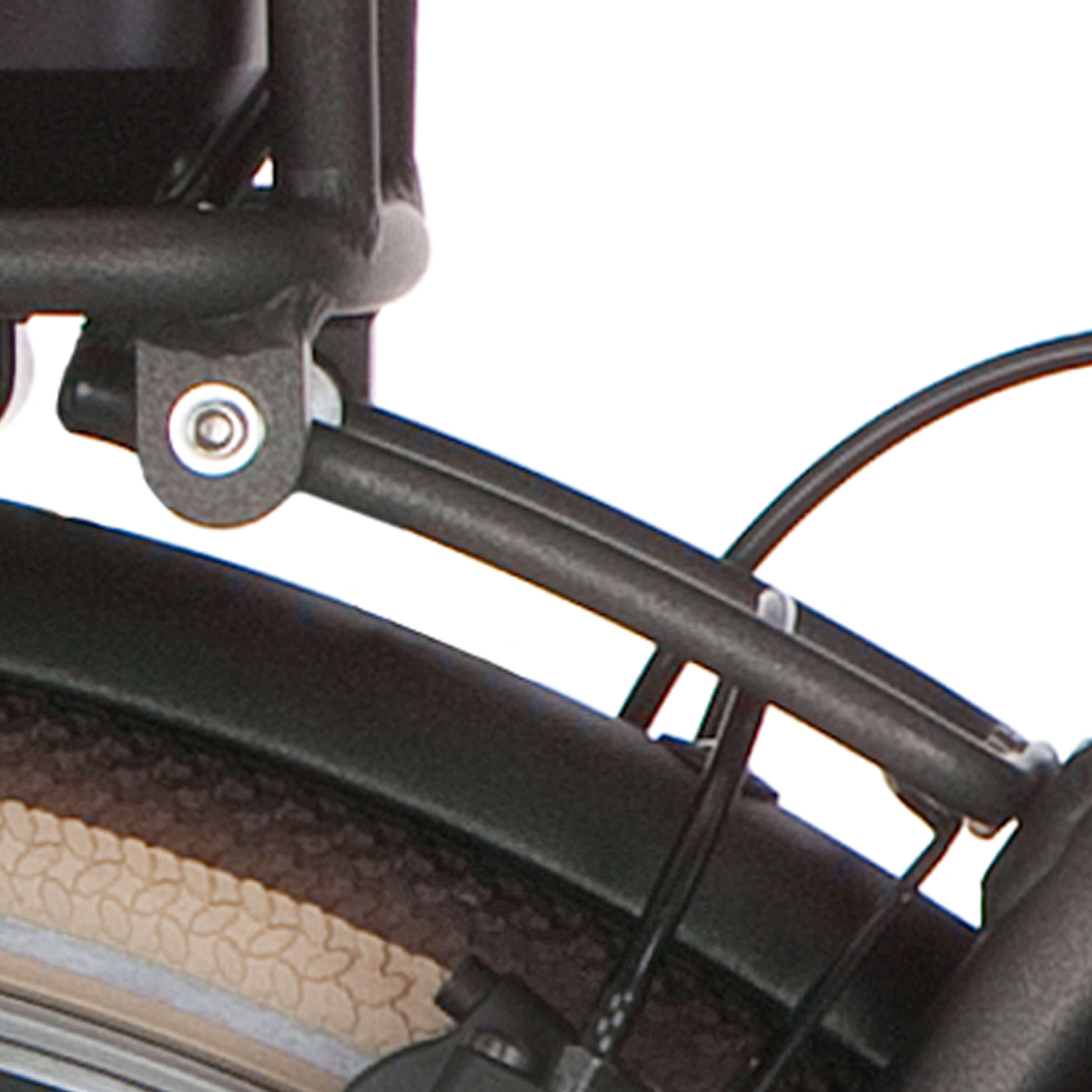 Cortina mocowanie bagażnika tylne 110mm Bafang czarny złoty mat