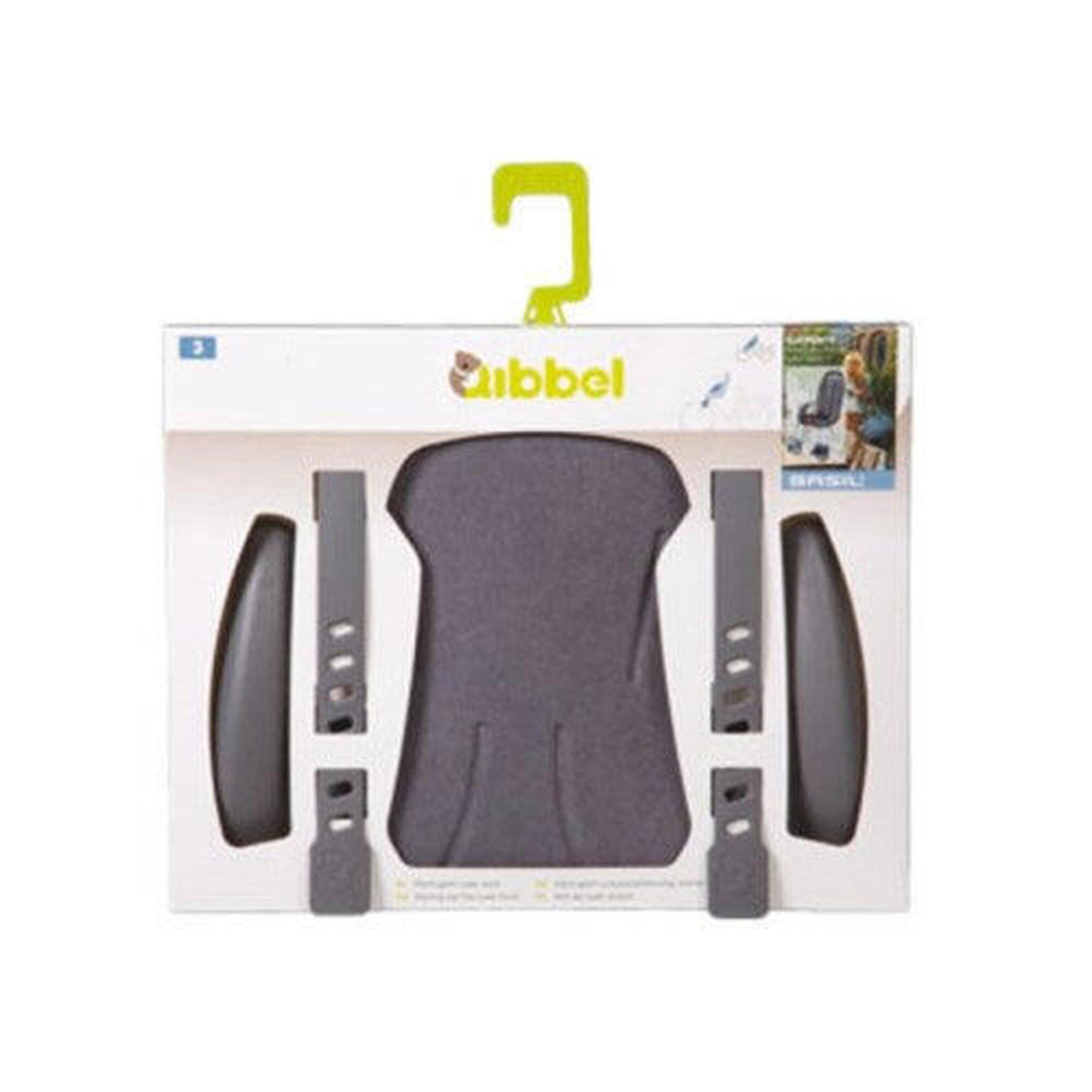 Qibbel - Tente De Style Qibbel Luxury Pour Toile Grise - Siège Vélo Enfant - Gris - Decathlon