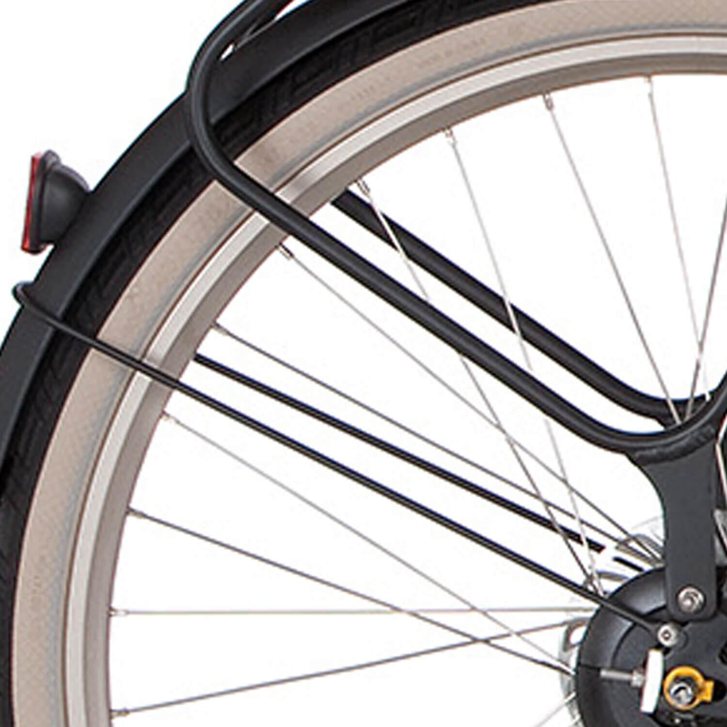 Cortina - Cortina Fortboard Rod Derrière 28 E-yoya Sapphire Black Matt - Garde-boue - Noir - 360 Mm - Decathlon