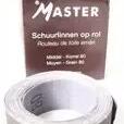 Master DS Sanding Linen Roll K80 (Medium) 5 m x 38 mm.