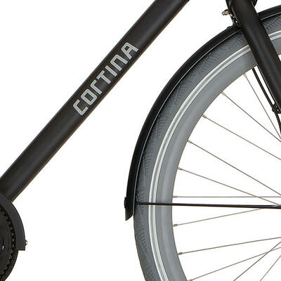 Cortina mozzo voorspatbord 28 inch smoke stone matt.