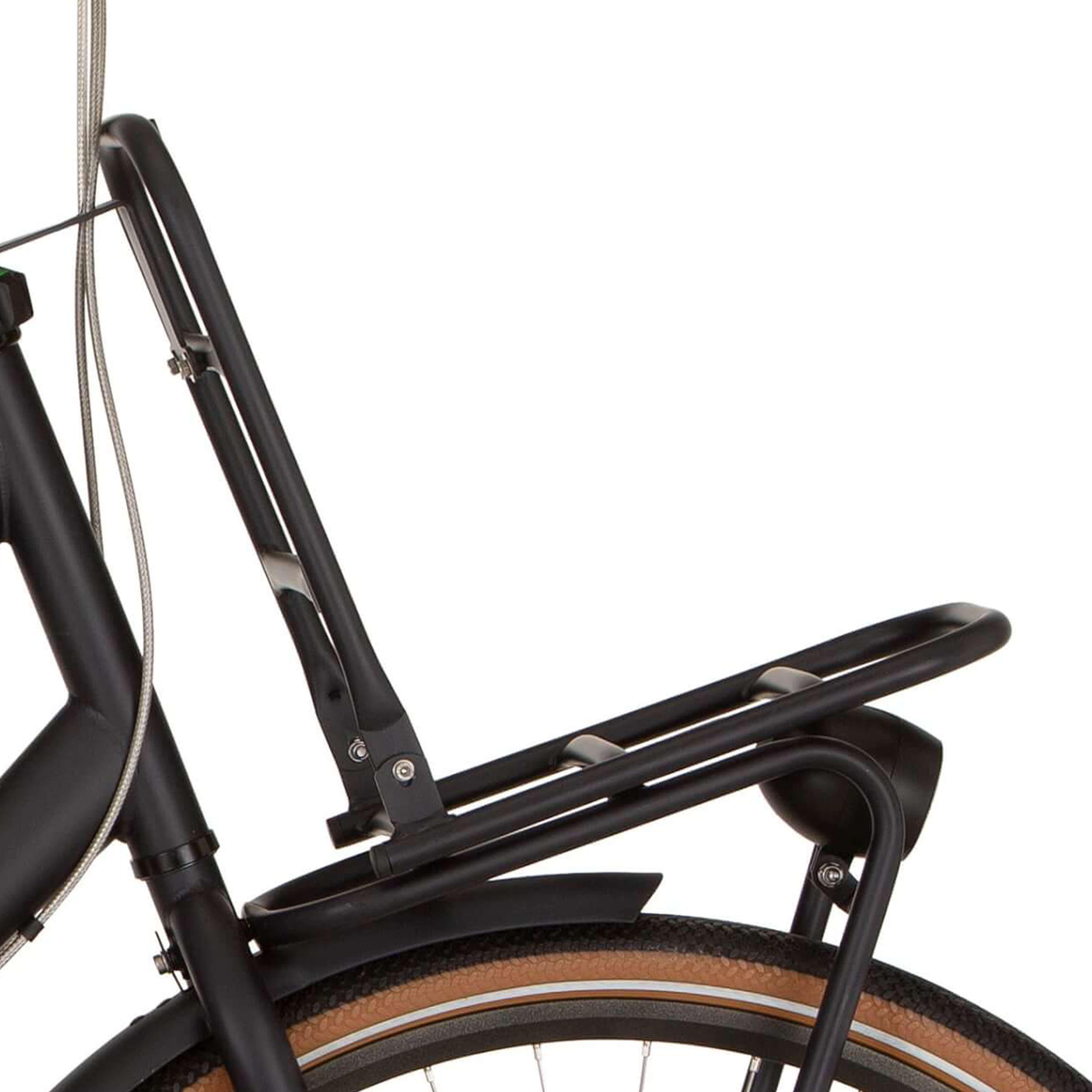 Cortina - Porte-bagages Avant Cortina U4 Family, Acier, 28 Pouces, Gris Foncé Mat. - Adaptateur Pour Porte Vélo - Gris - No Size - Decathlon