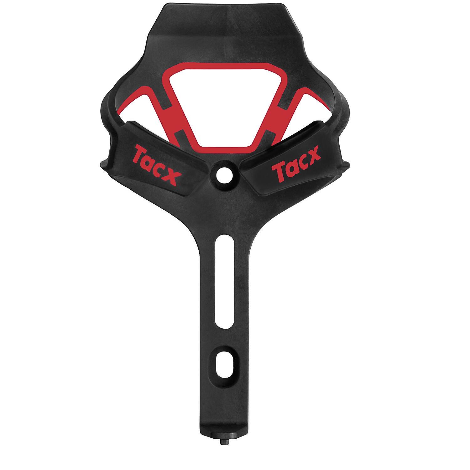 Tacx Ciro koszyk na bidon z carbonu matowy czerwony