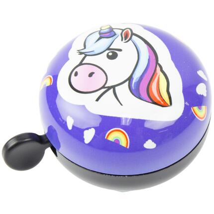 WIDEK Dzwonek rowerowy Ding Dong 80 mm Jednorożec