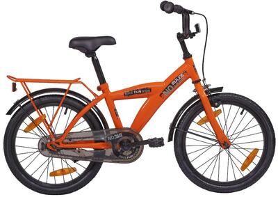 Bikefun Bicicletta 18" per Ragazzi Arancione.