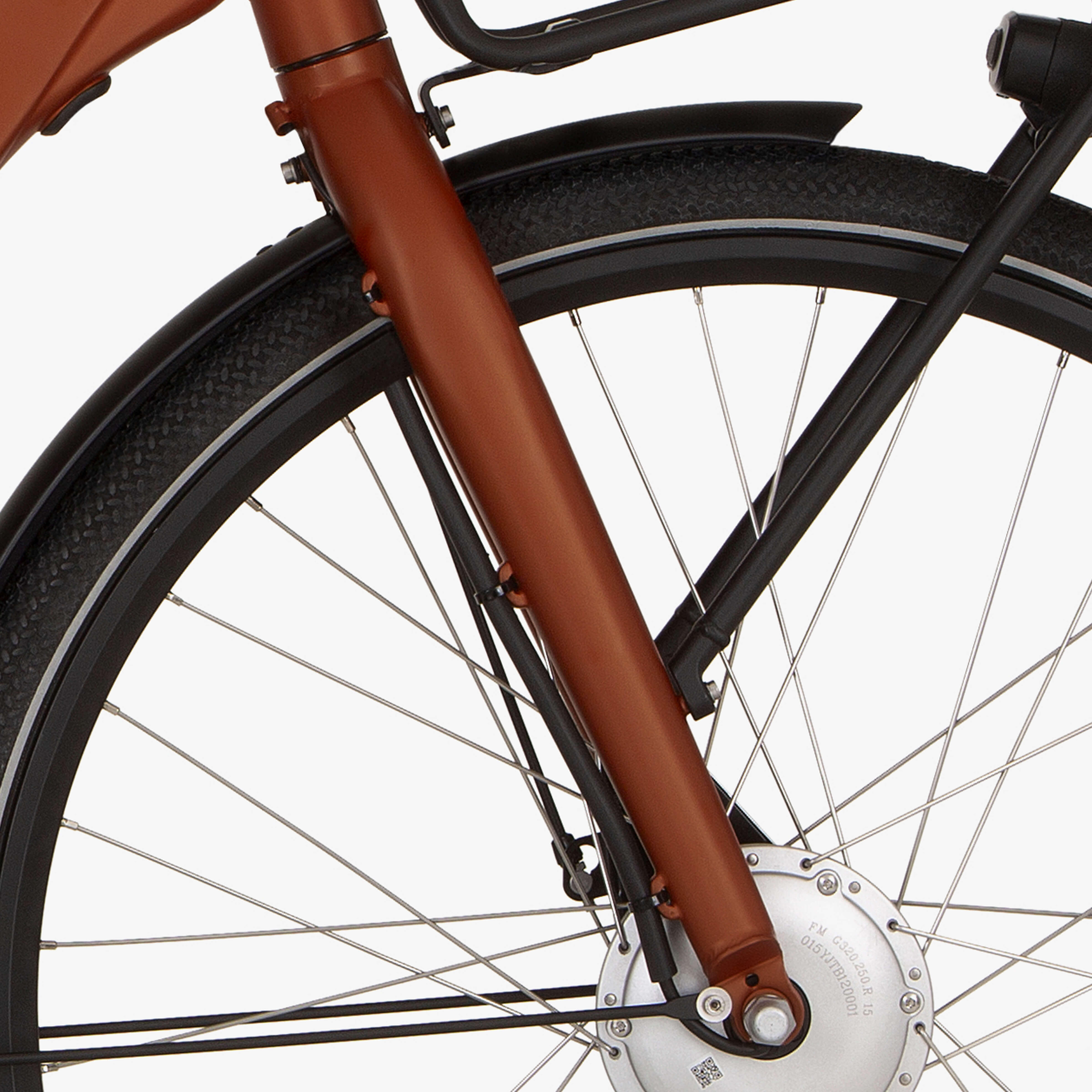 Cortina - Cortina Fork E-common Copper Matt - Fourche De Vélo - Bleu - Taille Unique - Decathlon