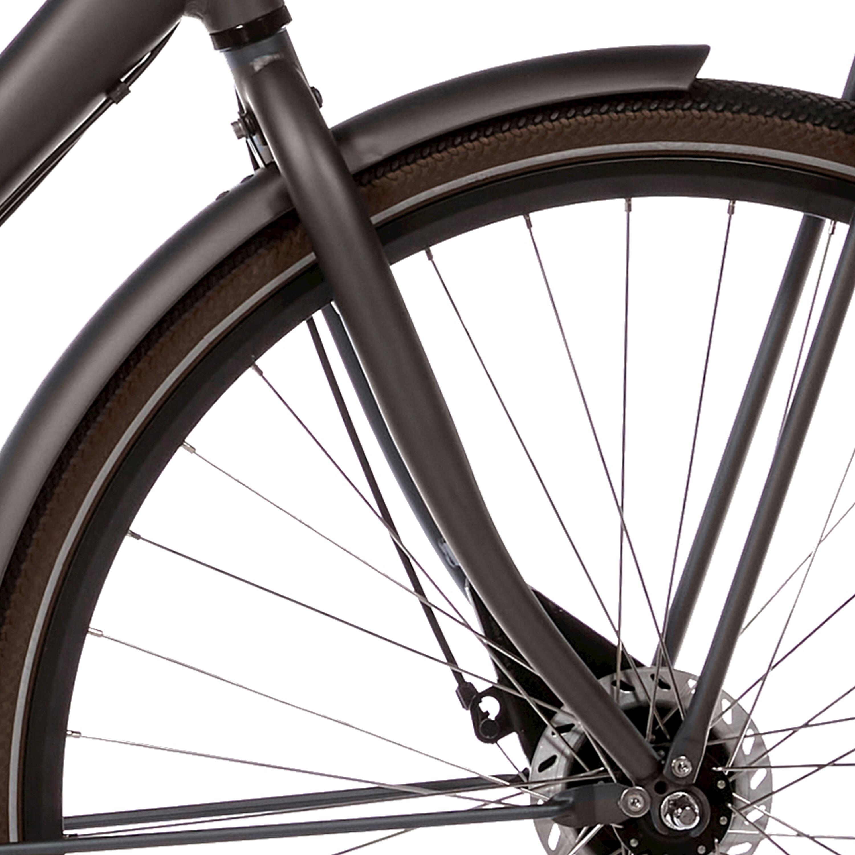 CORTINA Forcella Cortina U4 Family Friar Brown Matt, tubo 30 cm, per ruote 28 pollici.