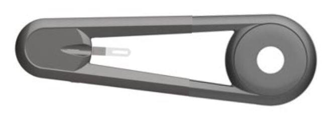 HESLING Hesling Paracatena 38 denti Fluente, Nero.