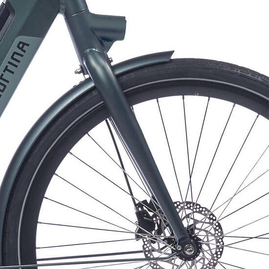 Cortina Fork E-Nite Matt vert foncé