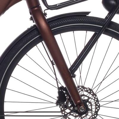 Forcella Cortina E-Common Family nutmeg matt 28" V-Brake.