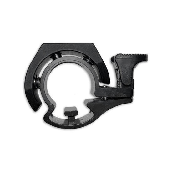 Campanello bici Lynx Signet Two nero opaco per manubri 222 mm.