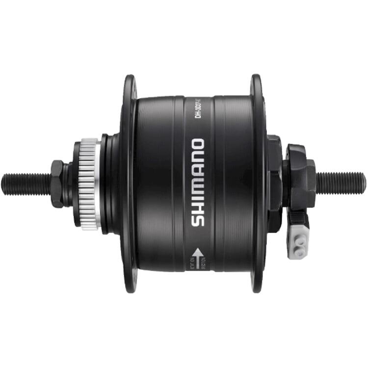 SHIMANO Mozzo dinamo Shimano ADH3D37DBL 36H 6V 3W Centerlock nero.